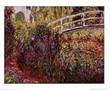 IMAGE OF Le Pont Japonais HIGH QUALITY MUSEUM WRAP CANVAS Print Claude Monet 20x16