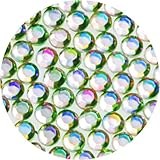 アクリルネイルストーン＜ラウンド-フラット＞3.0mmABぺリドット(約100粒)