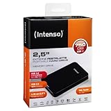 Intenso Memory Drive 750GB externe Festplatte inkl. Tasche (6,4 cm (2,5 Zoll), 5400rpm, 8MB Cache, USB 3.0) schwarz