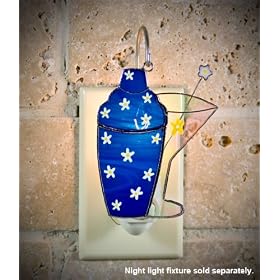 SWITCHABLES SW-144 - DAISY-TINI Stained Glass Night Light Cover - Night Light Fixture Sold... by Switchables