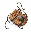 MAPLE LEAF Fatwood Fireplace Hearth Woodstove Kindling Caddy