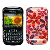 Pink / Purple / Red Floral Hard Case / Cover / Shell for BlackBerry Curve 3 ....
