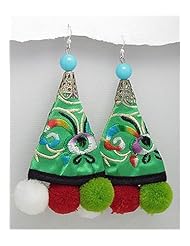 Cotton Earrings In Zinc