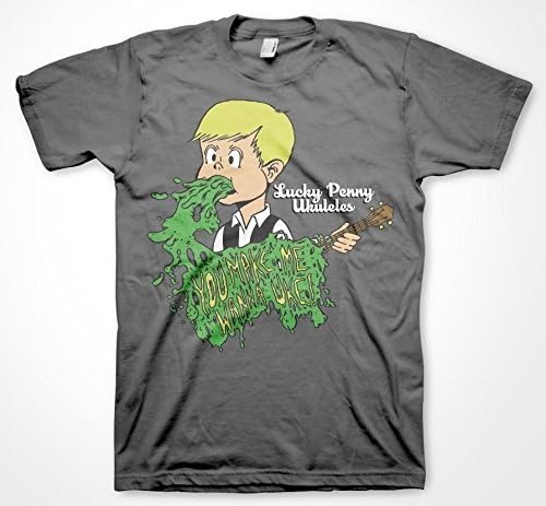 "You Make Me Wanna Uke" Lucky Penny Ukuleles T-Shirt - 100% Cotton - Small