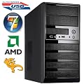 Pfingst - Spezial USB3-Windows7-MCW Silent Office / Multimedia PC mit AMD Quad Core Phenom2 X4 965 4x 3,4Ghz, 8GB RAM PC1333, 500GB Festplatte, ATI HD 3000 VGA/DVI, DVD-Brenner, GigaLAN, 5.1 Sound, Cardreader, Windows 7 Home Premium