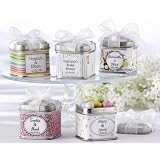 Unexpected Treasures! Favor Tin with Pre-Tied Organza Bow & 40 Custom Designer... by Kateaspen