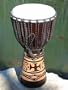 24X12" Carved African Symbols Djembe Hand Drum