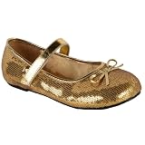 China Doll Girl's (Toddler/Little Kid) Mary Sequin Flats