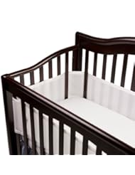 Baby Product: BreathableBaby Breathable Mesh Crib Liner, White - BreathableBaby