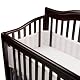BreathableBaby Breathable Safer Bumper, Fits All Cribs – White