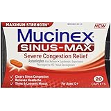Mucinex Sinus-Max Severe Congestion Relief Caplets-20 ct