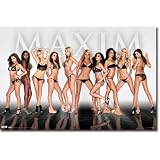 Sexy Girls in Bikinis, Maxim Magazine, Photo Print Poster - 22x34