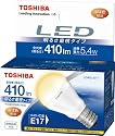 TOSHIBA E-CORE LED電球 ミニクリプトン形5.4W 「明るさ重視タイプ」 電球色相当 LDA5L-E17