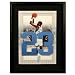 Michael Jordan Autographed University of North Carolina Jersey Numbers Piece - Framed (UDA)