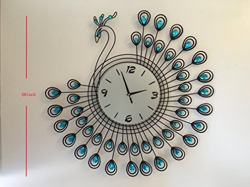 Peacock Wall Clock Home Goods Home Decoration Modern Clock