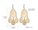 Girl Era Womens Gorgeous Multilayer Filigree Earrings Drop Hoop Earrings