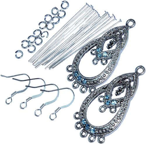 Crystal Innovations Fashion Chandelier Earrings Components Kit Swarovski Crystal