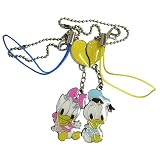 ディズニー『ドナルドダック＆デイジーダック』ハートキャラペアストラップ/2個セット