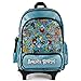 Angry Birds Rolling Backpack with Shoulder Straps + SumacLife TM Wristband
