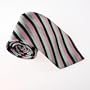 Black Stripes Woven Silk Tie Gift Box Set Black gifts for him T8221