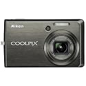 Nikon Coolpix S600 10MP Digital Camera with 4x Wide Angle Optical Zoom with Vibration Reduction (Slate Black)