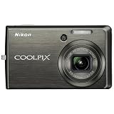 Nikon Coolpix S600 10MP Digital Camera with 4x Wide Angle Optical Zoom with Vibration Reduction (Slate Black)