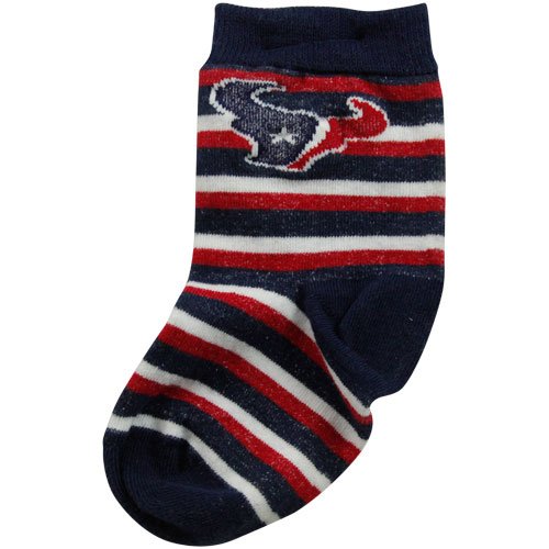 Houston Texans Infant Navy NFL Stripe Socks
