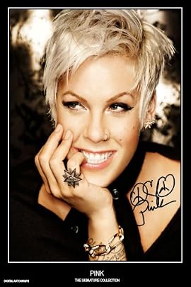 Pink signed autograph print - HALF PRICE