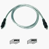 Belkin F3N402-03-ICE 4-Pin to 4-Pin FireWire Cable (3-Feet)