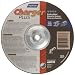 Norton Charger Plus Depressed Center Abrasive Wheel, Type 27, Zirconia Alumina
