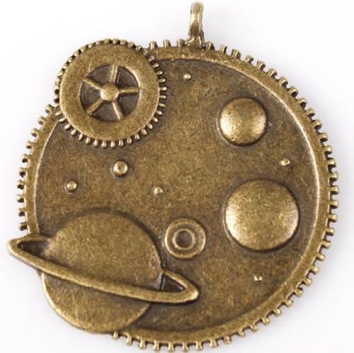 Vintage Bronze Plated Universe Galaxy Gear Alloy 5