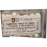 Campden Tablets (potassium metabisulfite) - 100 Tablets