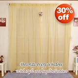 Review Best Home Fashion  / Elegant Diamond Sheer Curtain 84