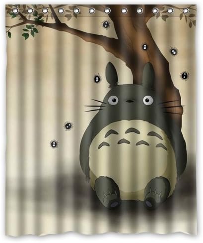 abigai Generic My Neighbor Totoro Custom Printed Waterproof fabric Polyester Bath Curtain Bathroom Decor Shower Curtain 48"(w) x 72"(h)
