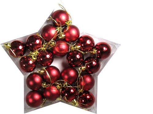 20 Christbaum Weihnachtsbaum Kugeln