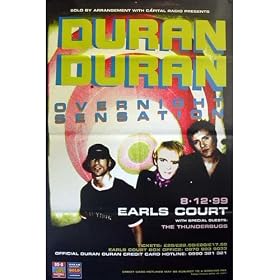 Duran Duran - G�anteposter Overnight Sensation, 8.12.99
