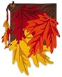 Garden Flag 3d Fall Leaves [Kitchen]