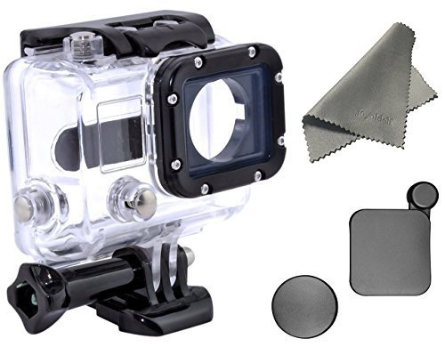Joyoldelf Underwater Waterproof Protective Housing Case compatible with all GoPro Hero4 Hero3 Hero3+ cameras