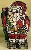 Meyda 9 High X 6 Wide X 7 Deep Tiffany Santa Accent Lamp 17241