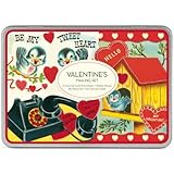 Cavallini ValenTine's Mailing Sets, 24 Assorted Cards with Envelopes