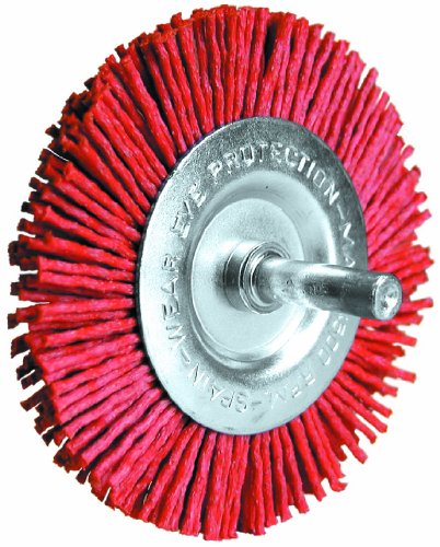 Century Drill and Tool 77441 Coarse Nylon Abrasive Radial Brush, 4-Inch