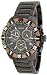 Bianci Professional Commando Series All Black IP Swiss Movement Military Style Chrongraph Watch Model 1876M3