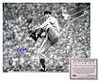 Bob Feller Cleveland Indians MLB Hand Signed 16x20 Photograph Pitching B&W