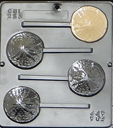 Sand Dollar Lollipop Chocolate Candy Mold 255