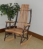 Rustic Hickory 9-Slat Rocker *ALL HICKORY* Amish Made USA