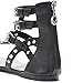 Odema Women Summer Bohemian Skull Rhinestone Flat Beach Thong Sandals