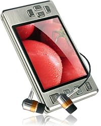 Latte Ice 16 GB Video MP3 Player with Built-In FM Transmitter (Silver)