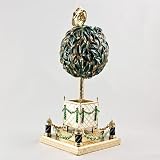 Faberge Bay Tree Egg, Russian Easter Egg, FE07-17-3