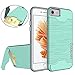 iPhone 7 Case,iPhone 7 Cases,iPhone 7 Cover,Coddycase Protective Card Slot Holder Hybrid Cover with Kickstand for iPhone 7 4.7 inches (2016)-Green
