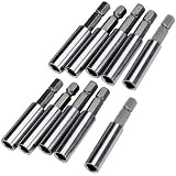 Buy 10pc Magnetic Bits for Dewalt & Makita Cordless Drill Tool
